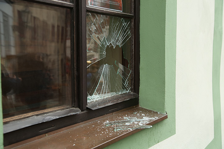A2B Glass are able to board up broken windows while they are being repaired in Blyth.